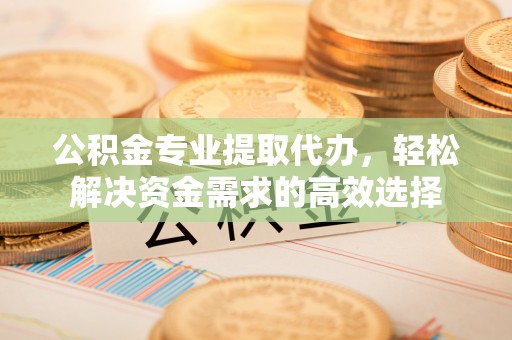 离岛公积金专业提取代办，轻松解决资金需求的高效选择