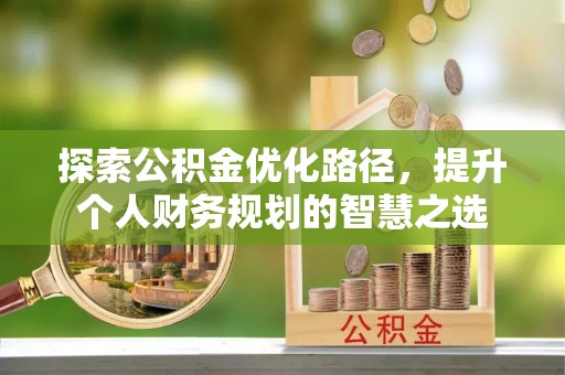 离岛探索公积金优化路径，提升个人财务规划的智慧之选