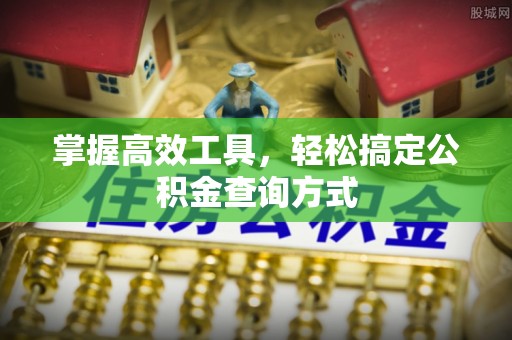 离岛掌握高效工具，轻松搞定公积金查询方式