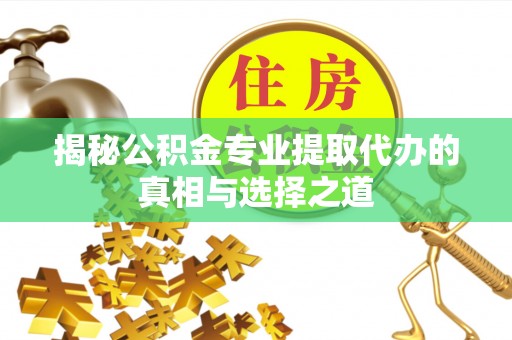 离岛揭秘公积金专业提取代办的真相与选择之道