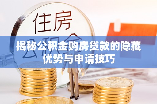离岛揭秘公积金购房贷款的隐藏优势与申请技巧